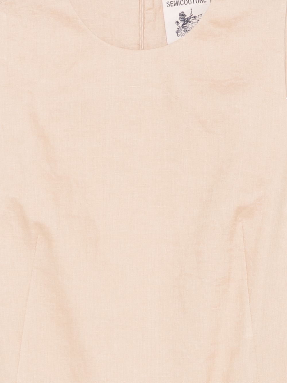 Semicouture Sheena linen mini dress