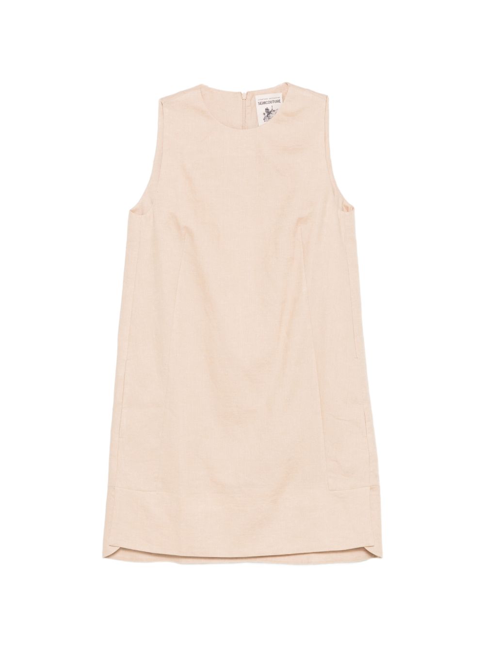 Semicouture Sheena linen mini dress