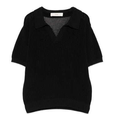Dunst Cotton and linen polo shirt