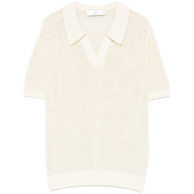Dunst Cotton and linen polo shirt