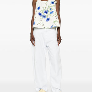 Stella McCartney Embroidered cotton top