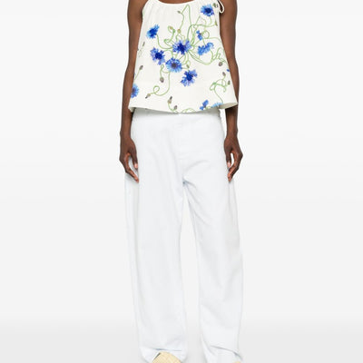 Stella McCartney Embroidered cotton top