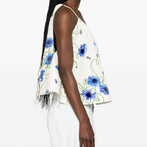 Stella McCartney Embroidered cotton top