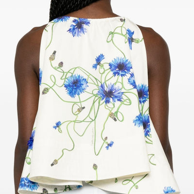Stella McCartney Embroidered cotton top