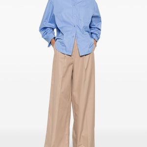 Balenciaga Cotton high-waisted trousers