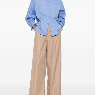 Balenciaga Cotton high-waisted trousers
