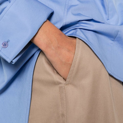 Balenciaga Cotton high-waisted trousers