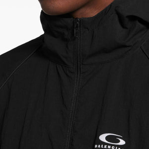 Balenciaga Logo hooded jacket