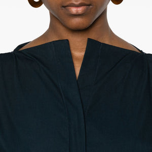 Jacquemus V-neck button fastening La Robe Moisson midi dress