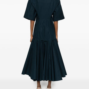Jacquemus V-neck button fastening La Robe Moisson midi dress