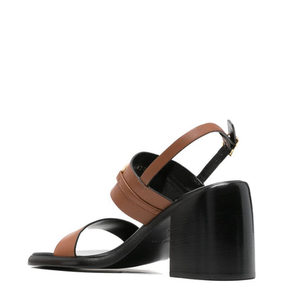 Sergio Rossi Leather heel sandals