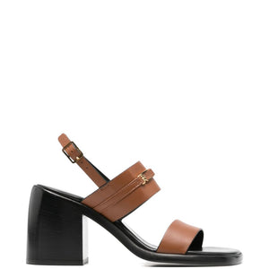 Sergio Rossi Leather heel sandals