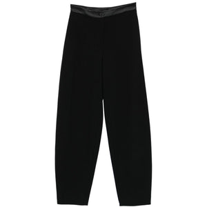 Emporio Armani Satin-Finish Tapered Trousers