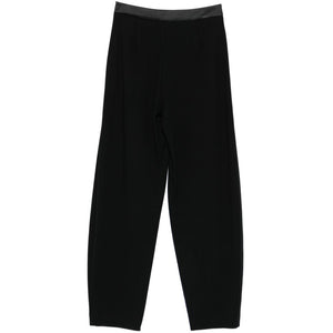 Emporio Armani Satin-Finish Tapered Trousers