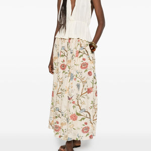 Into The East Linen Silk Blend Trousers