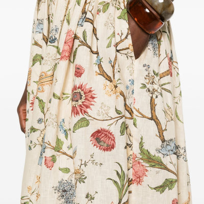 Into The East Linen Silk Blend Trousers