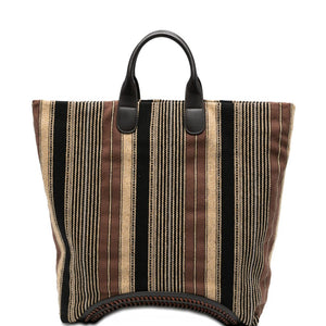 Emporio Armani Striped Tote Bag