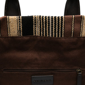 Emporio Armani Striped Tote Bag