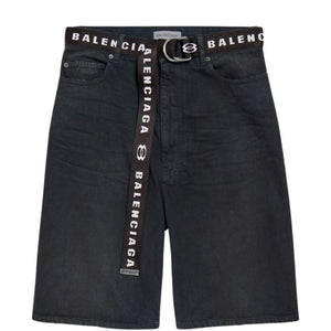 Balenciaga Denim Cotton Shorts