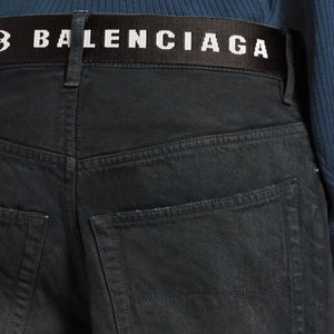 Balenciaga Denim Cotton Shorts