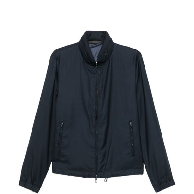 Giorgio Armani Cashmere Silk Blend Blouson Jacket