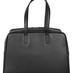 Mizuiro Large Leather Boston Bag