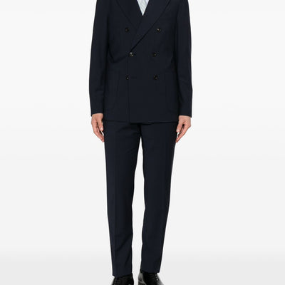 Boglioli Wool Blend Double-Breasted Suit