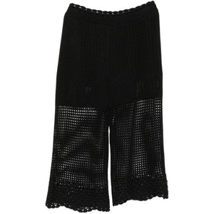 Iro Crochet Knit Wide-Leg Trousers