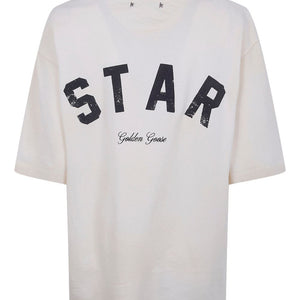 GOLDEN GOOSE T-shirts and Polos WHITE
