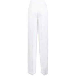 Via Masini 80 Linen wide-leg trousers