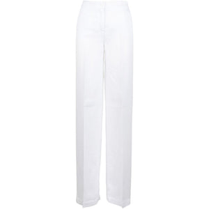 Via Masini 80 Linen wide-leg trousers