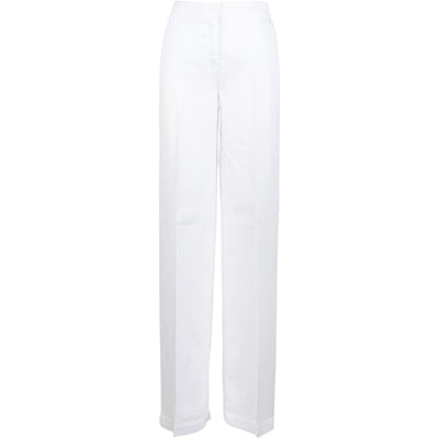 Via Masini 80 Linen wide-leg trousers