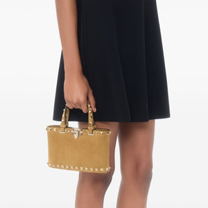 Valentino Garavani Rockstud Suede Mini Bag