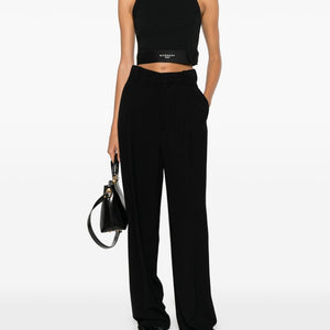 Givenchy Logo Waistband Crop Top
