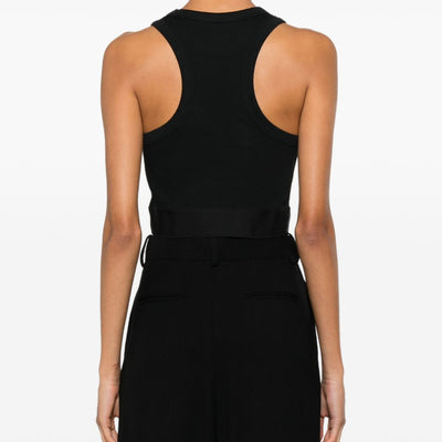Givenchy Logo Waistband Crop Top