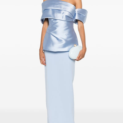 Solace London Dresses LIGHT BLUE