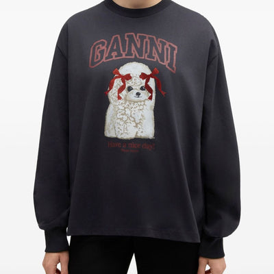 GANNI Sweaters BLACK