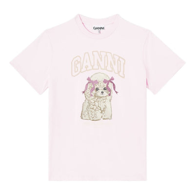 GANNI T-shirts and Polos PINK