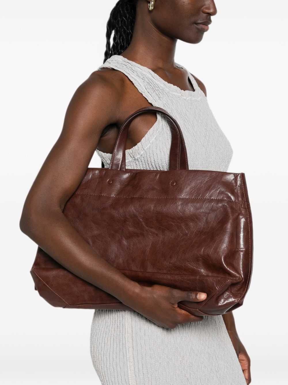 Lihann George Elli Leather Tote