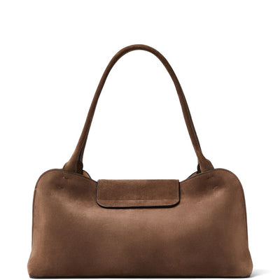 Versace Vivian Medium Suede Shoulder Bag