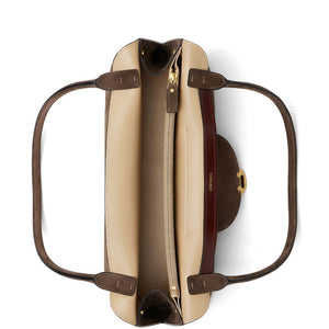 Versace Vivian Medium Suede Shoulder Bag