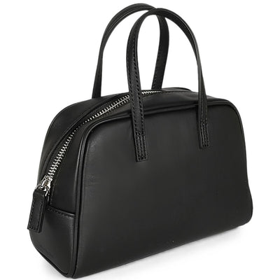 Mizuiro Mini Leather Boston Bag