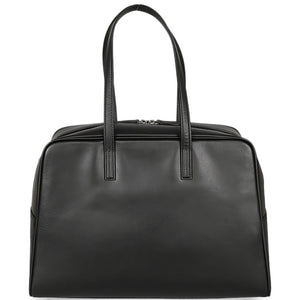 Mizuiro Large Leather Boston Bag