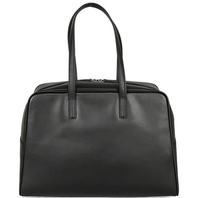 Mizuiro Large Leather Boston Bag