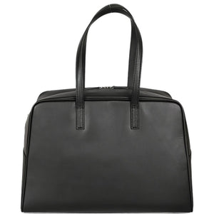 Mizuiro Large Leather Boston Bag
