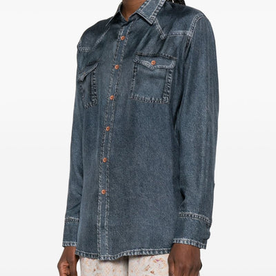 Pierre Louis Mascia Shirts NAVY