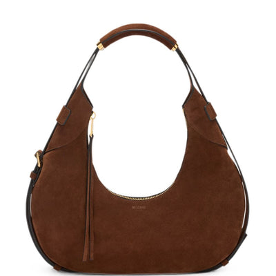 Moschino Suede Shoulder Bag