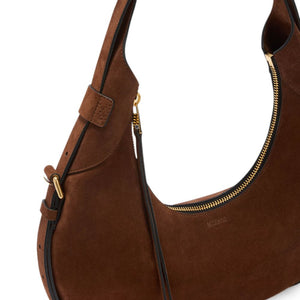 Moschino Suede Shoulder Bag