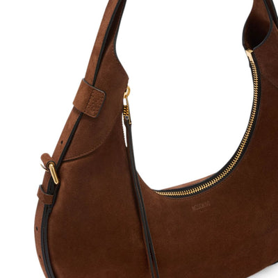 Moschino Suede Shoulder Bag