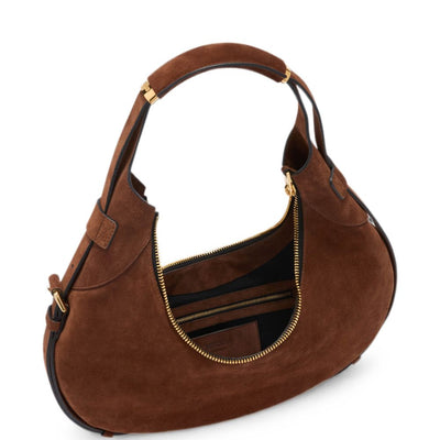 Moschino Suede Shoulder Bag